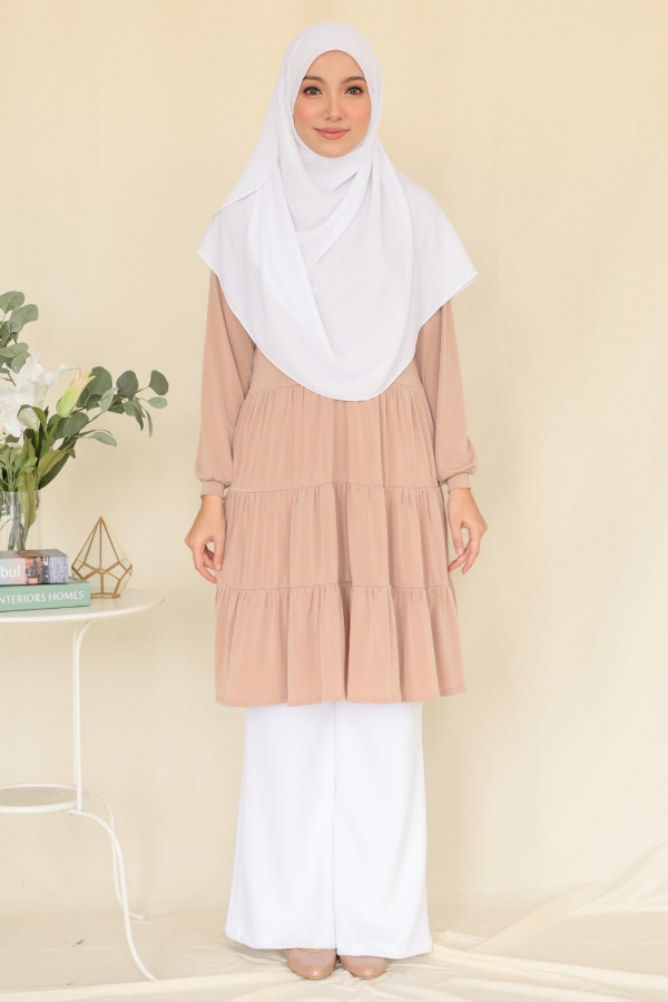 Qalam Blouse - Peach Qalam Blouse - Peach
